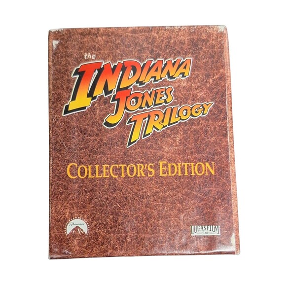 Indiana Jones Trilogy Collector’s Edition 3-Tape VHS Set - Tested - Raiders, Tem - Picture 7 of 7